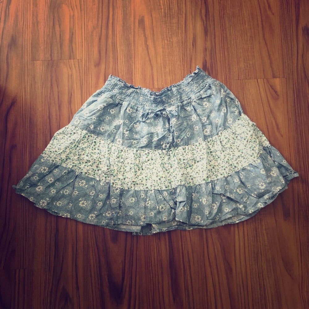 Blue and White skirt - size medium